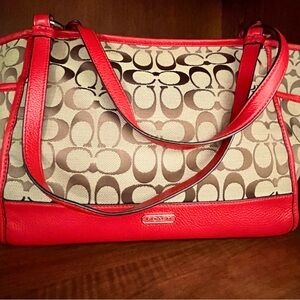 Coach Signature Carrie Tote